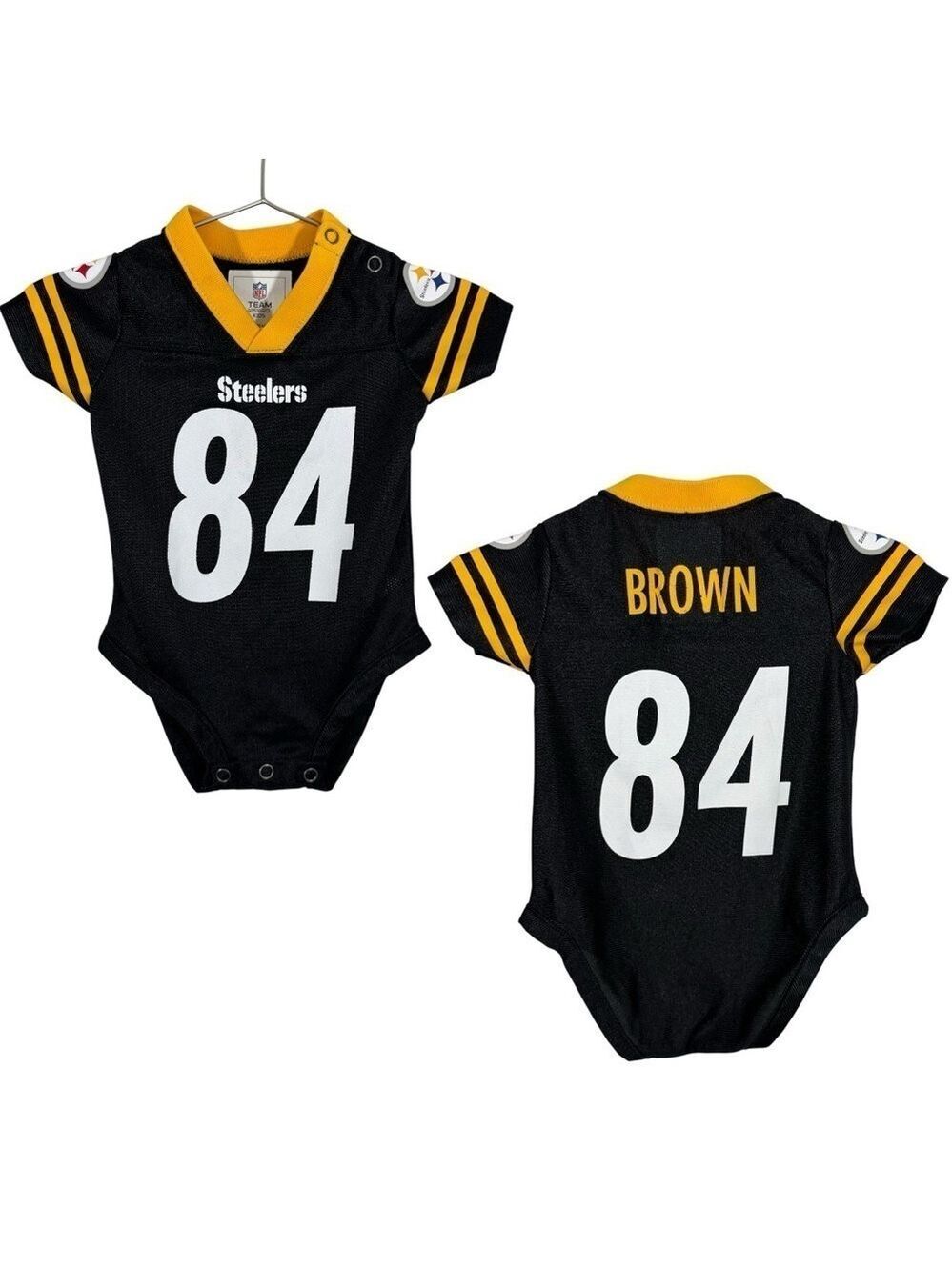 Pittsburgh Steelers NFL Baby Jersey 3-6 Months Infant Onesie Antonio Brown 84